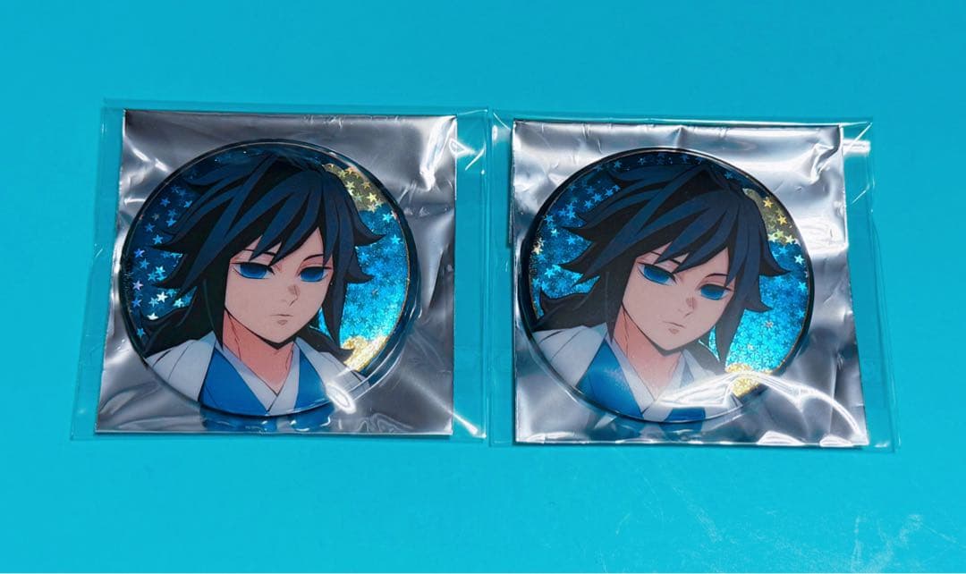 鬼滅の刃 冨岡義勇 缶バ アニプレックス ジャンプフェスタ - メルカリ