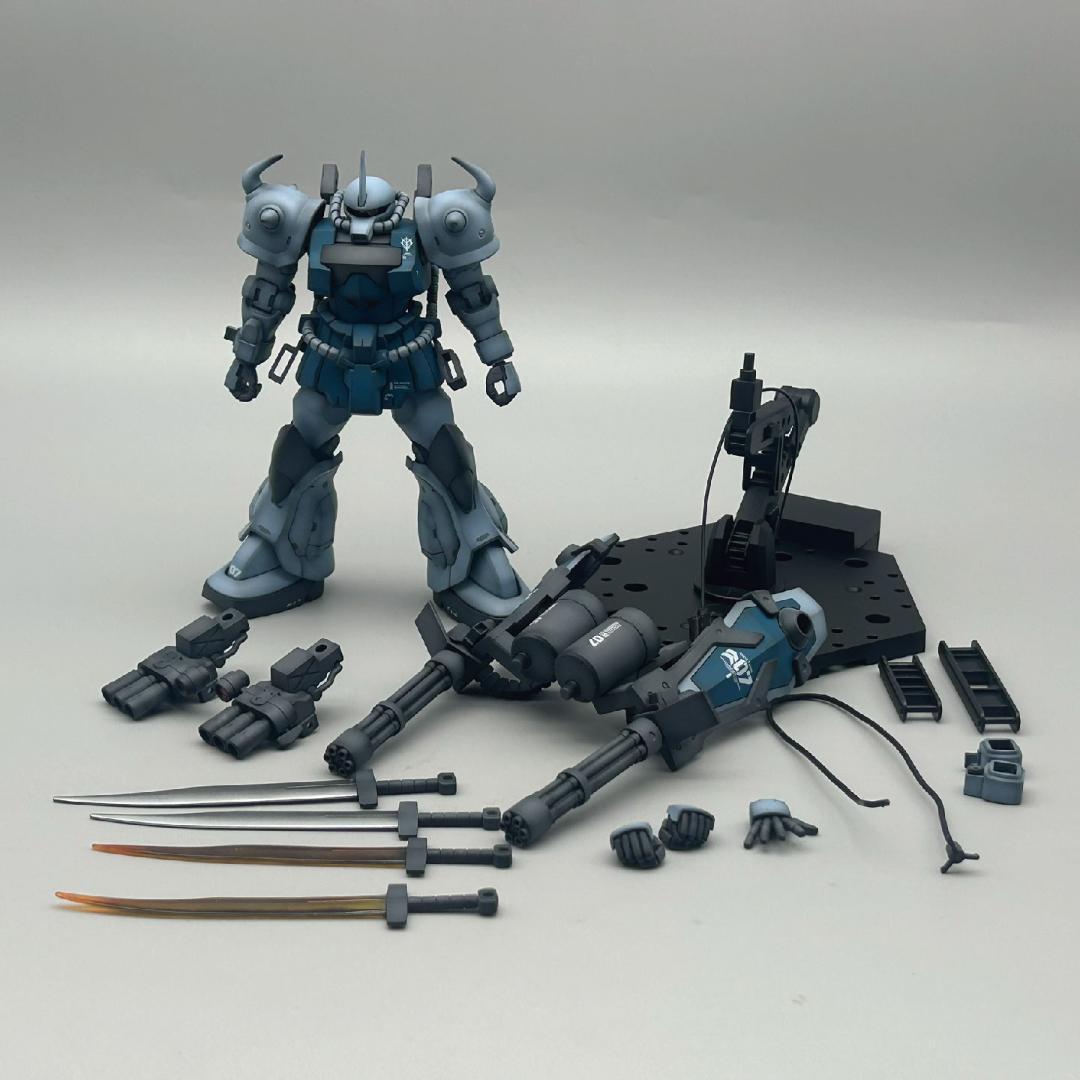 たーぼー様専用】HGグフカスタム 電飾塗装済完成品