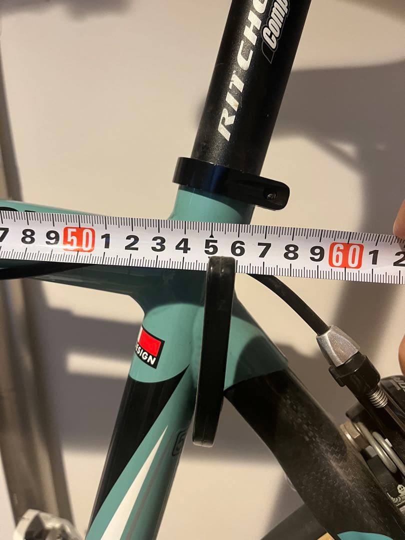 シーザリオ　Bianchi Nirone ロードバイク 水色