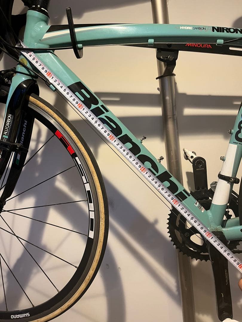 シーザリオ　Bianchi Nirone ロードバイク 水色