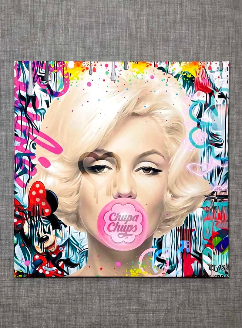 木枠付きキャンバスアート♡オードリーヘプバーン　バンクシー　マリリンモンロー