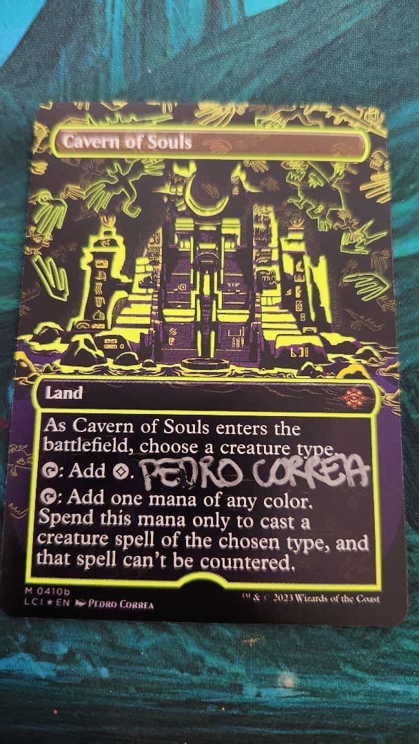 魂の洞窟ネオンインク黄色