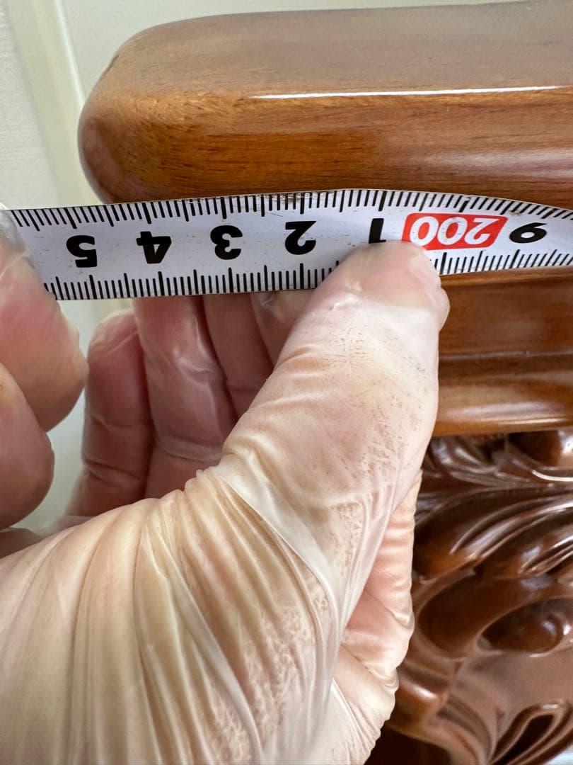 イタリー製バロック様式 木製 大きな鏡