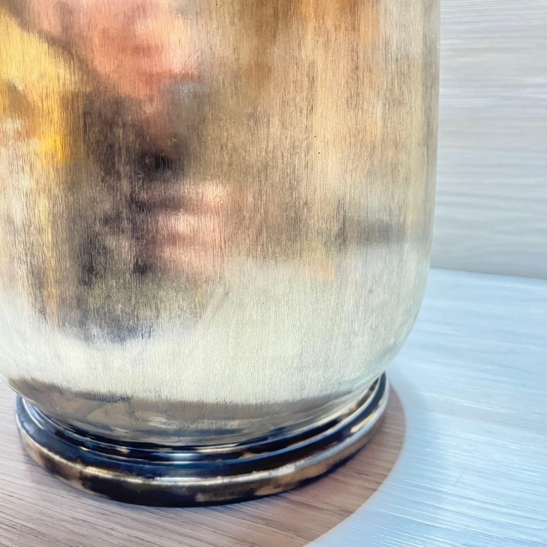 真鍮製火鉢 獅子頭取手