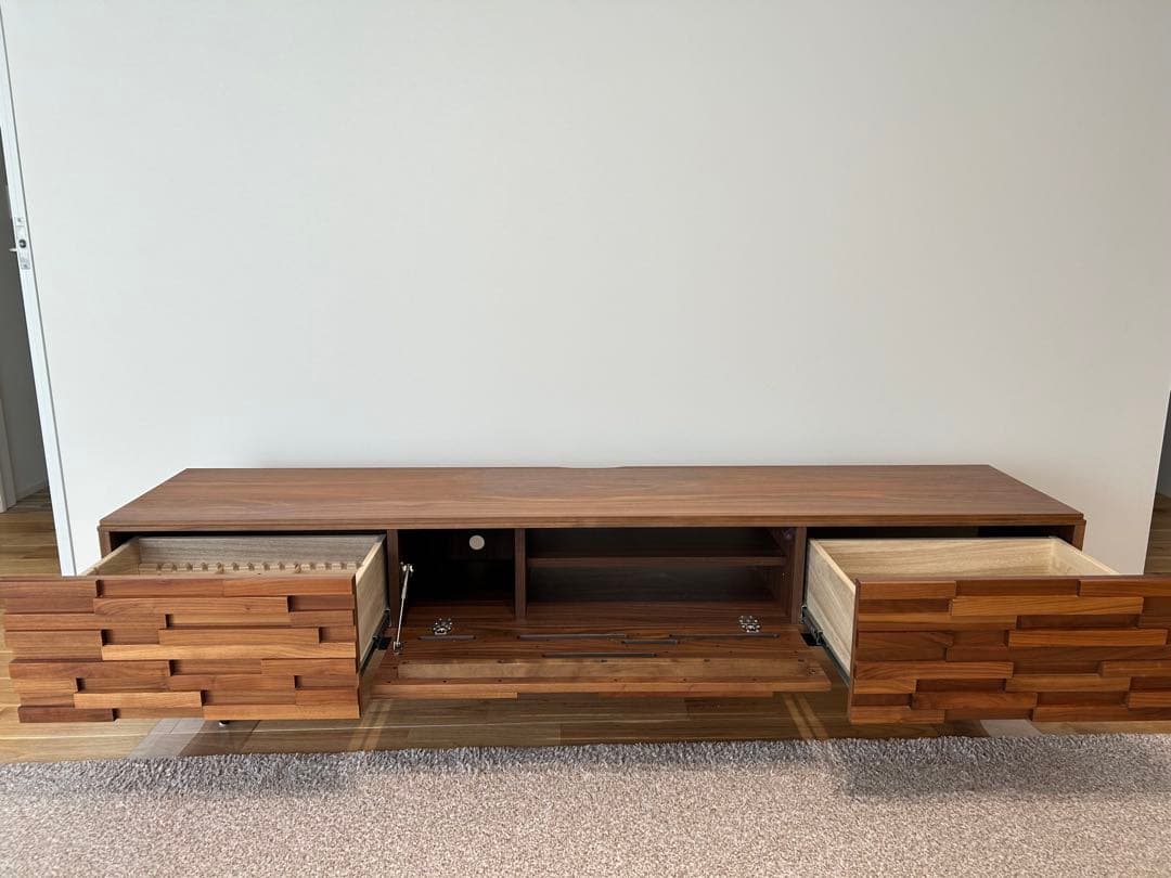 赤レンガ様専用】モダン ウォルナット テレビ台