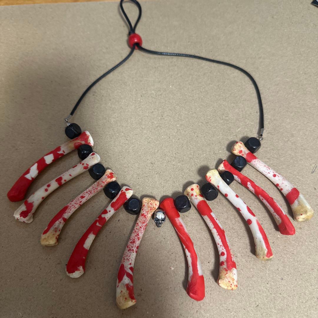 骨ネックレス ボーンネックレス ゴシックパンク パンク - メルカリ