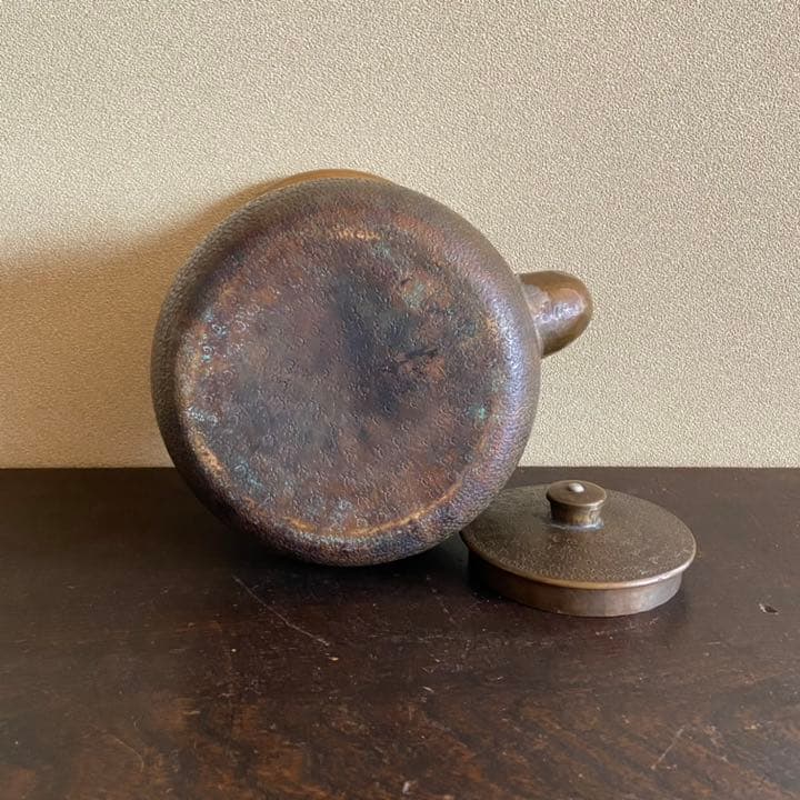 銅 やかん 骨董 茶道 茶道具 薬缶 水注