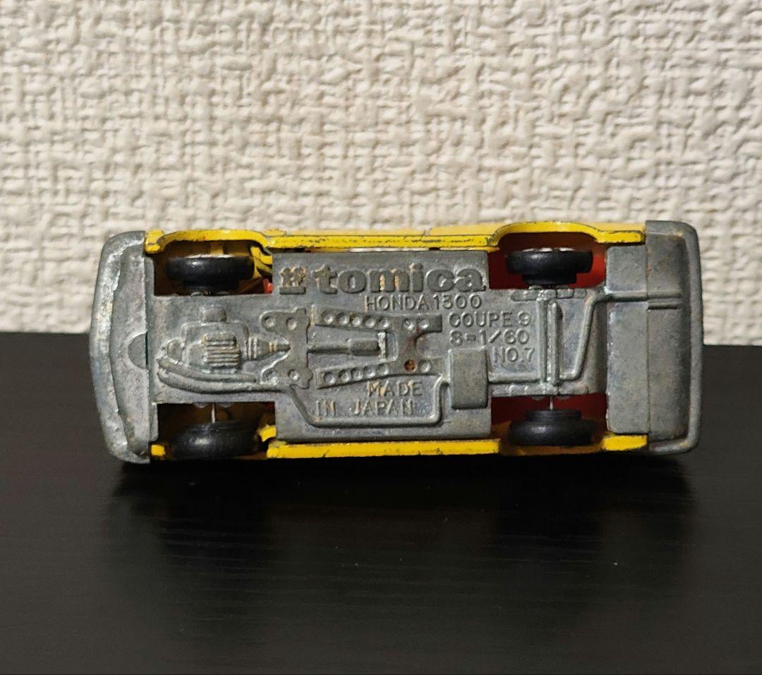 TOMICA　トミカ　ホンダクーペ9　1Aホイール　黄色　箱付き