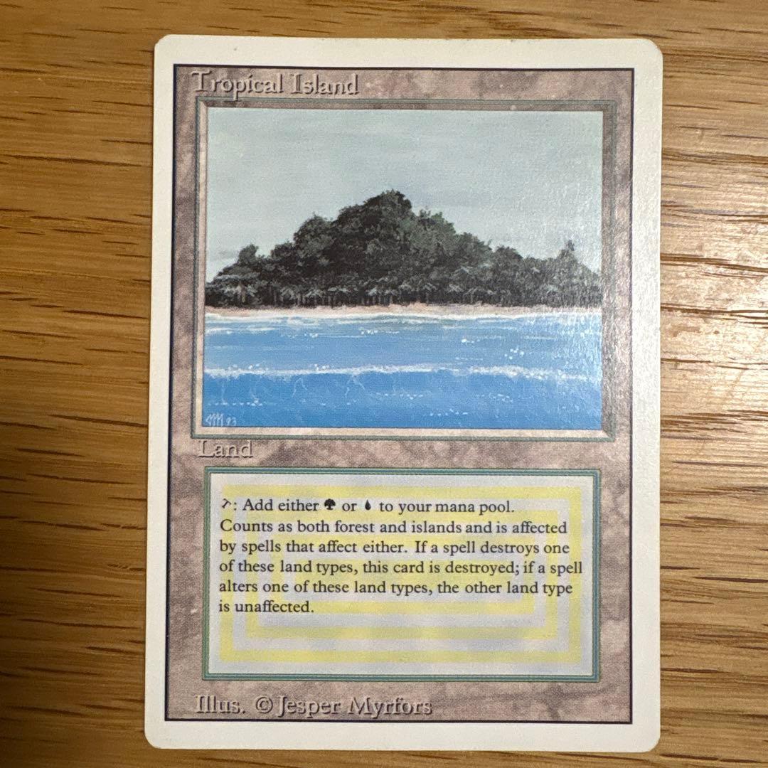 Tropical  トロピカルランド デュアルランド Tropical デュアルランド Tropical Island》[3ED] 土地R | 日本最大級