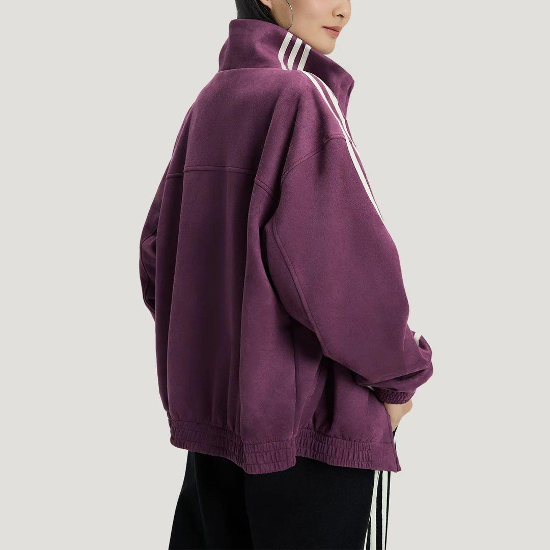 中国限定 アディダス 蛇年トラック パープル ストライプジャケットS