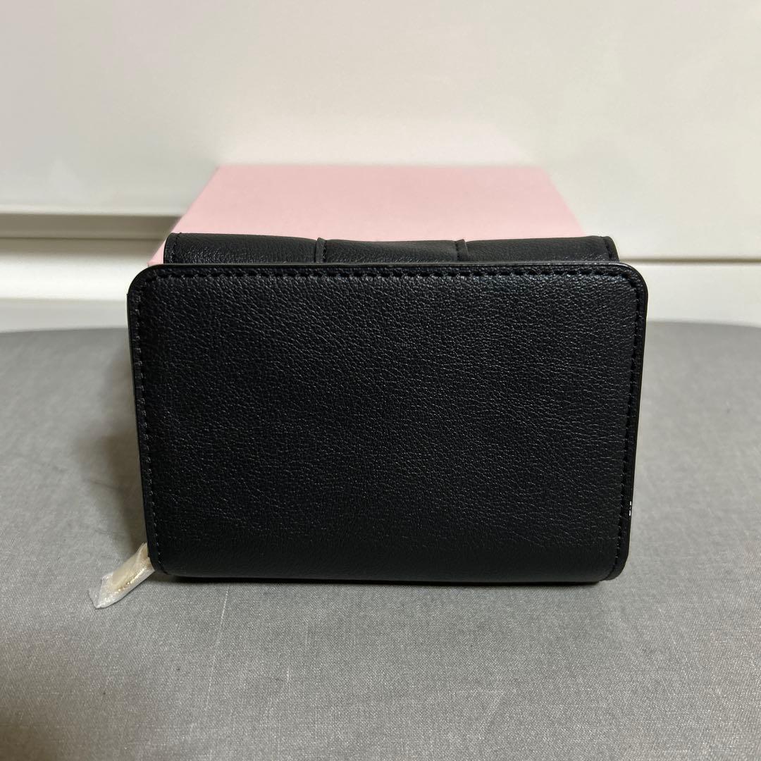 【✧︎新品未使用】Maison de FLEURベルトリボンミニウォレットBK