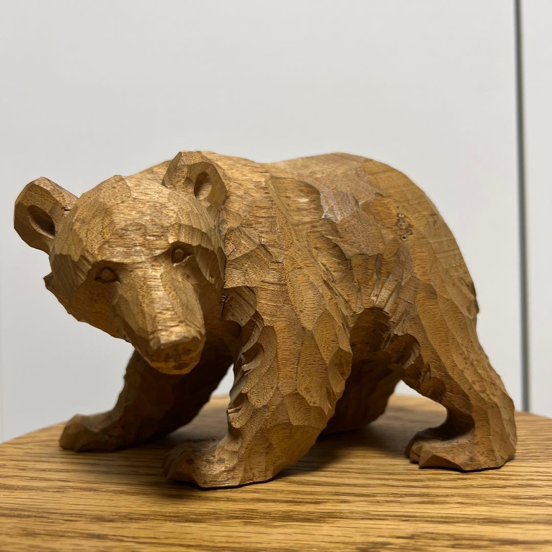 木彫りの熊 ② みきおさんのクマ 伊藤幹男 みきおさんの熊