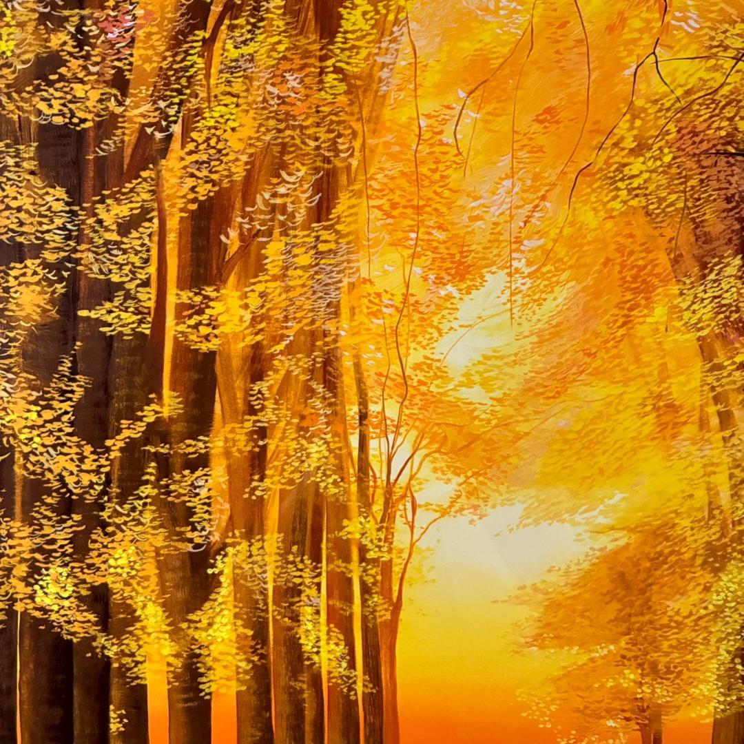 美品 ミッシェル・バテュ「フォーシーズン秋」シルクスクリーン 大作