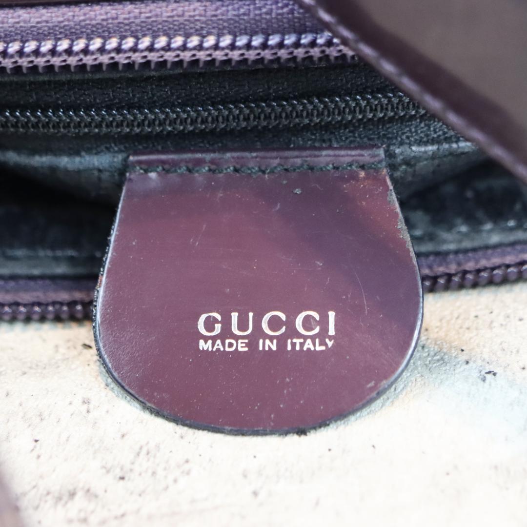 GUCCI グッチ SOHO ソーホー ショルダーバッグ エナメル