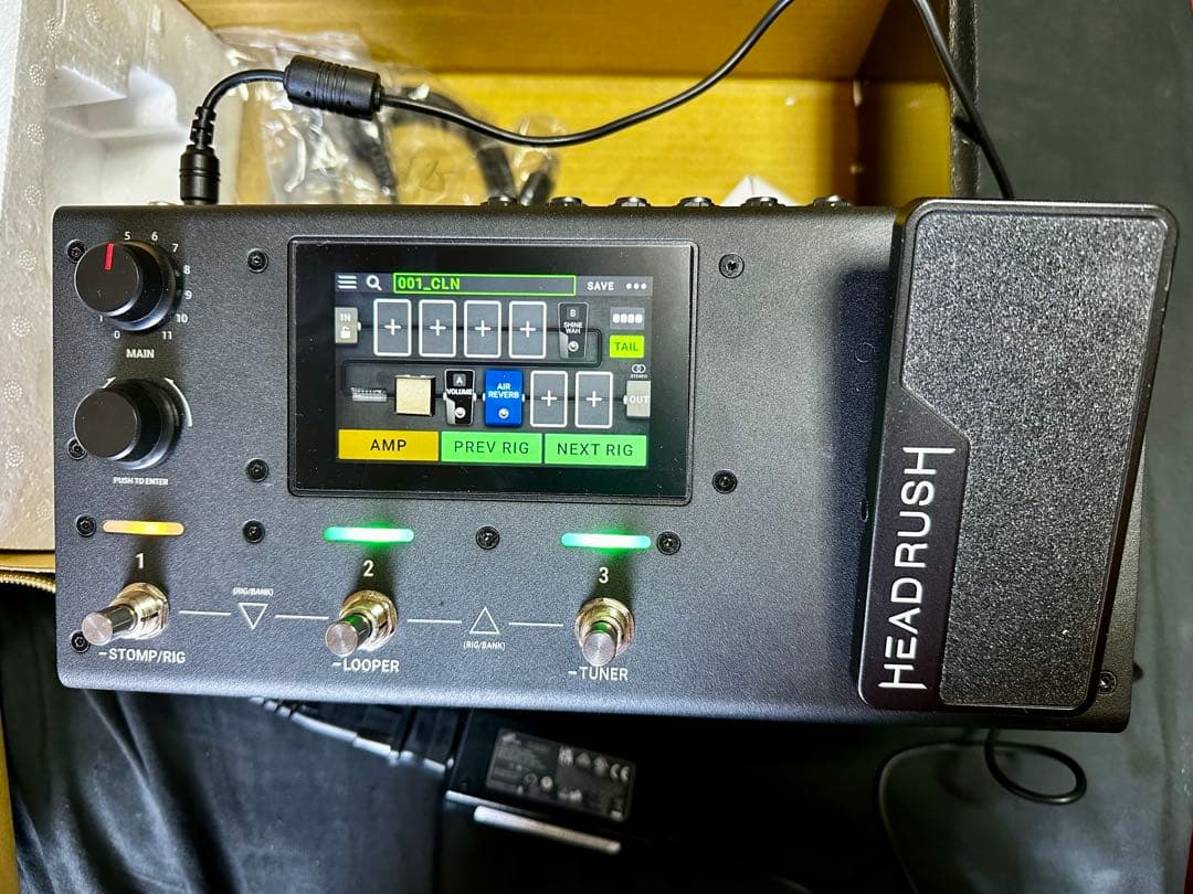 HEADRUSH MX5 ハイグレード電源ケーブル付き！