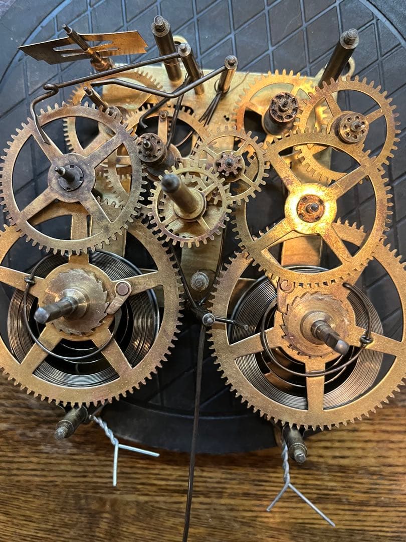 明治～大正アメリカ製寄せ木達磨掛け