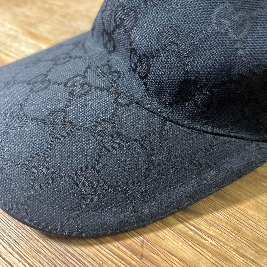 GUCCI GGキャンバス シェリーライン キャップ 60サイズ Lサイズ