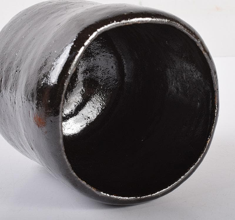楽吉左衛門 了入造 黒楽茶碗 銘「雅静」 表千家十三代