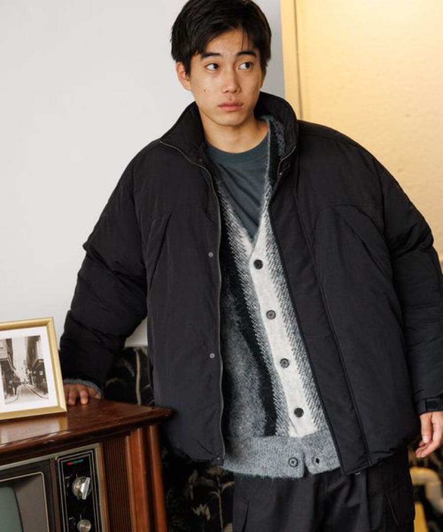 niko and 中綿スタンドミリタリーブルゾン ダウンジャケット - メルカリ