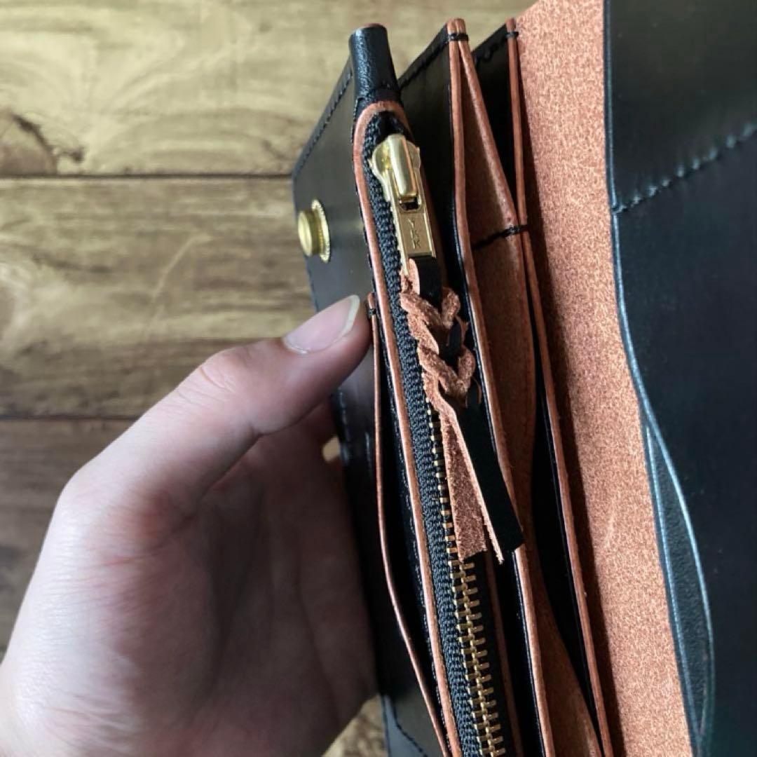 【ChoB】北米ステア トラッカーウォレット180（ロング）3層カスタム