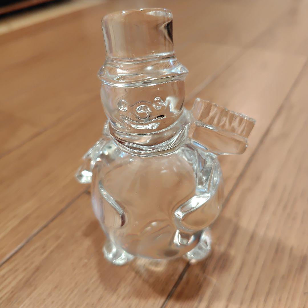 Baccaratバカラ スノーマン ガラス 置き物