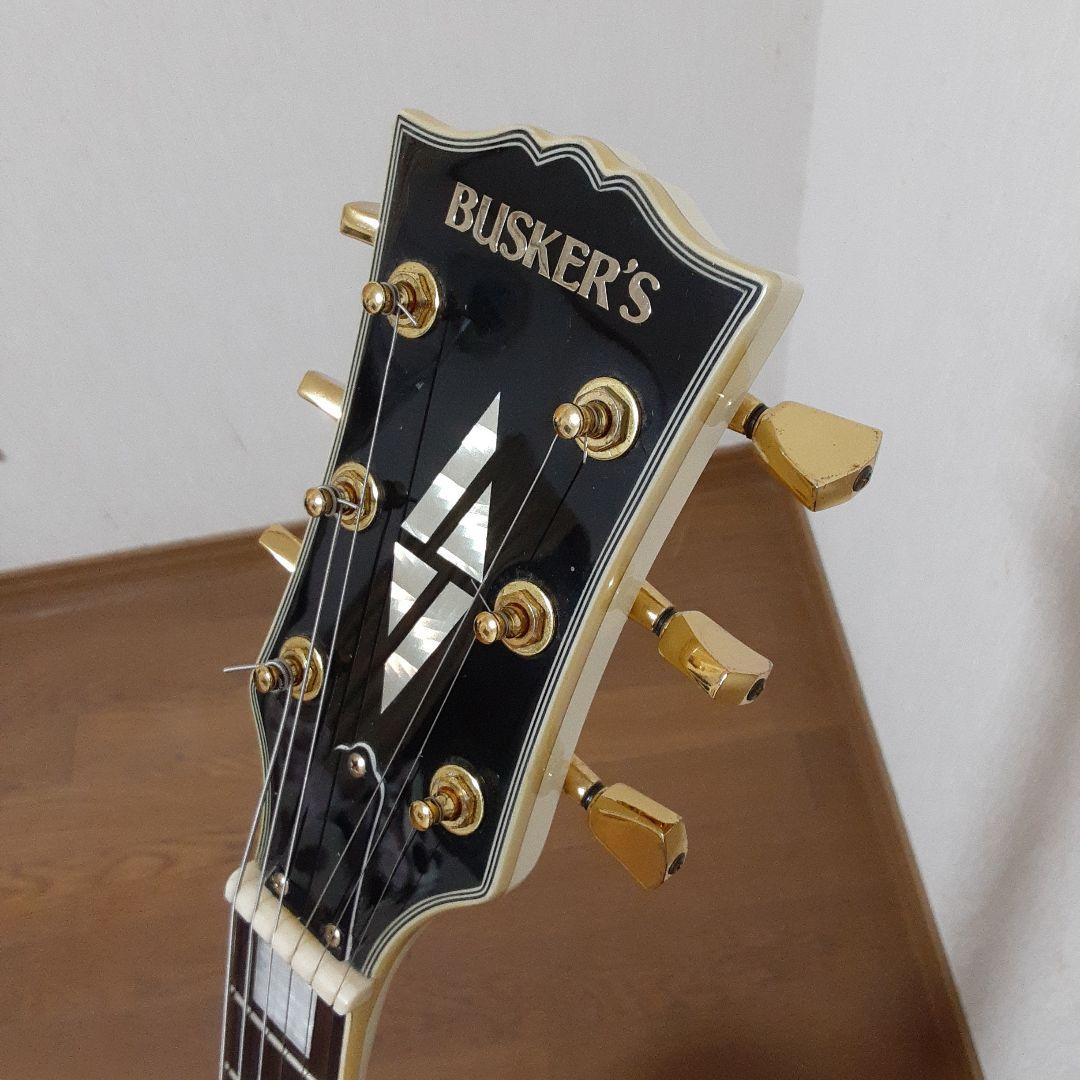 BUSKER'S BLC300ホワイトレスポールタイプエレキギターBUSKER'S