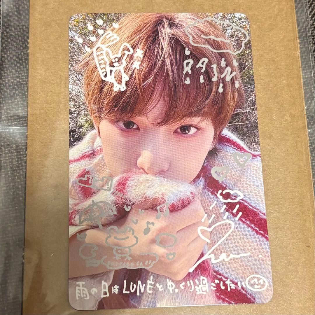 &TEAM ハルア HARUA weverse ラキドロ 手書きトレカ 五月雨 - メルカリ