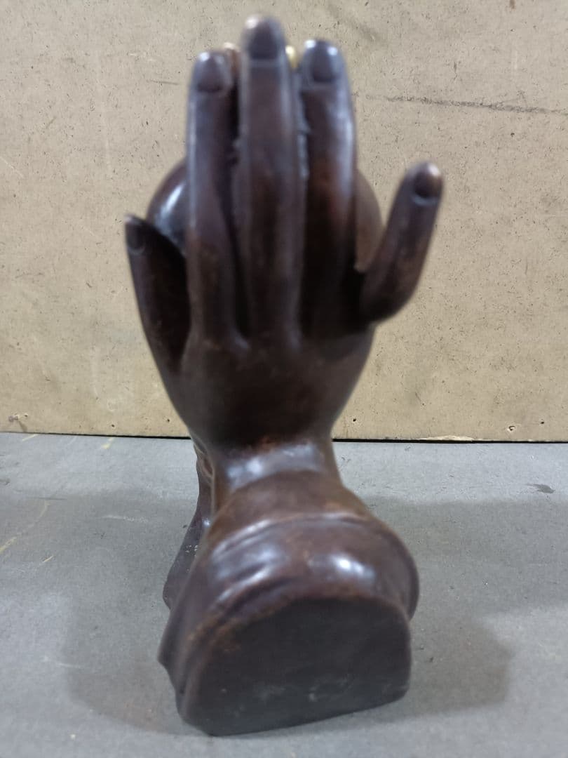 銅器 仏手倒流香 茶台 机 事務室 薫香炉 装飾品 工芸品