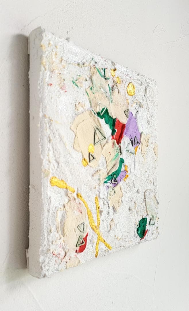 アフタヌーンティー / テクスチャーアート 18×18㎝ S0 原画1点のみ