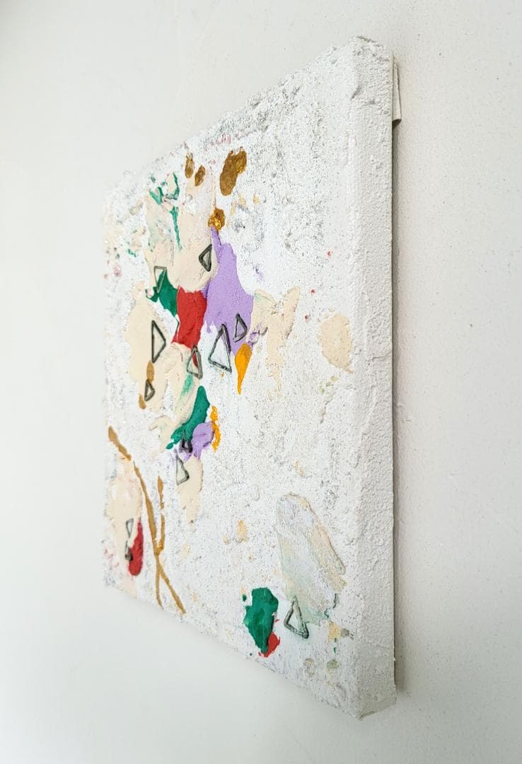 アフタヌーンティー / テクスチャーアート 18×18㎝ S0 原画1点のみ