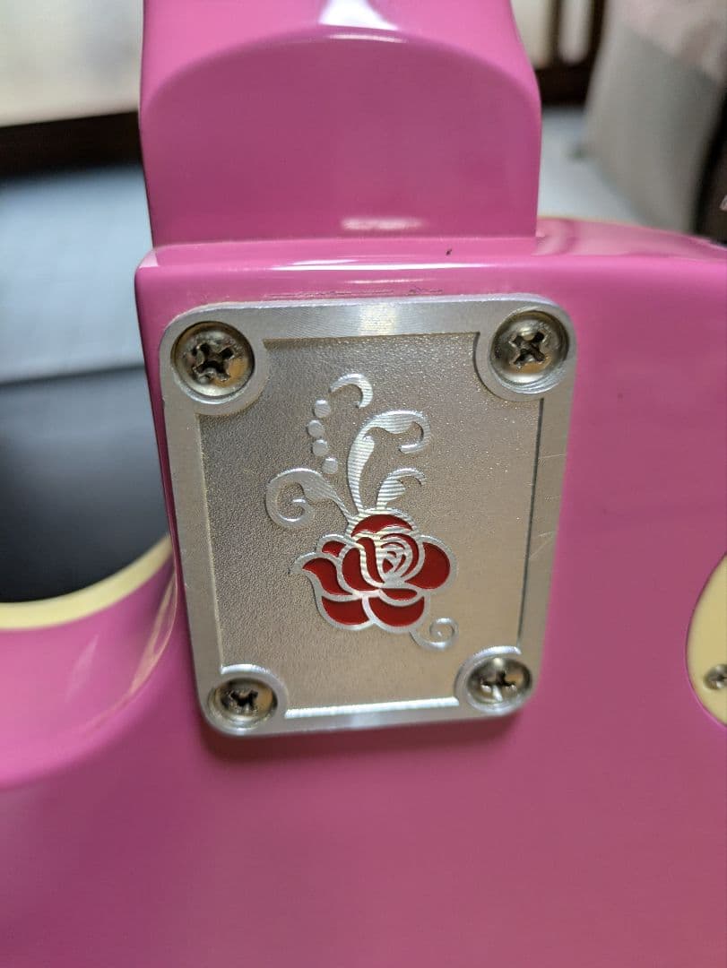 ジプシーローズ ピンク レスポール エレキギター ラメ入り 激レアギター