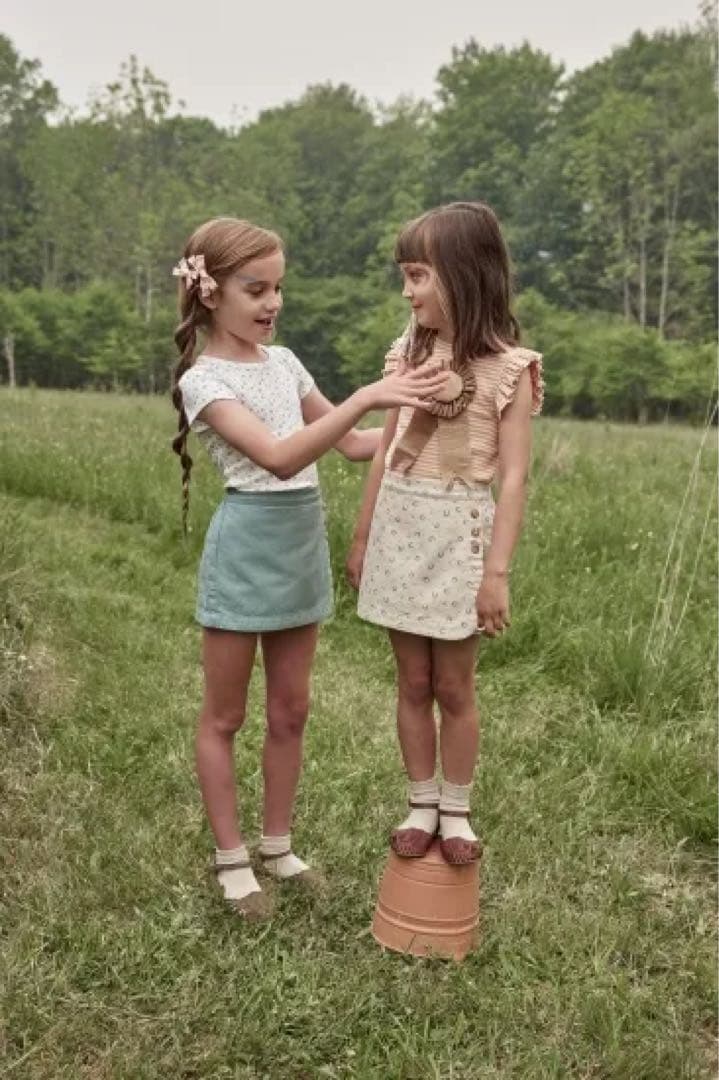 スカート soor ploom olive skort Taffy 6Y