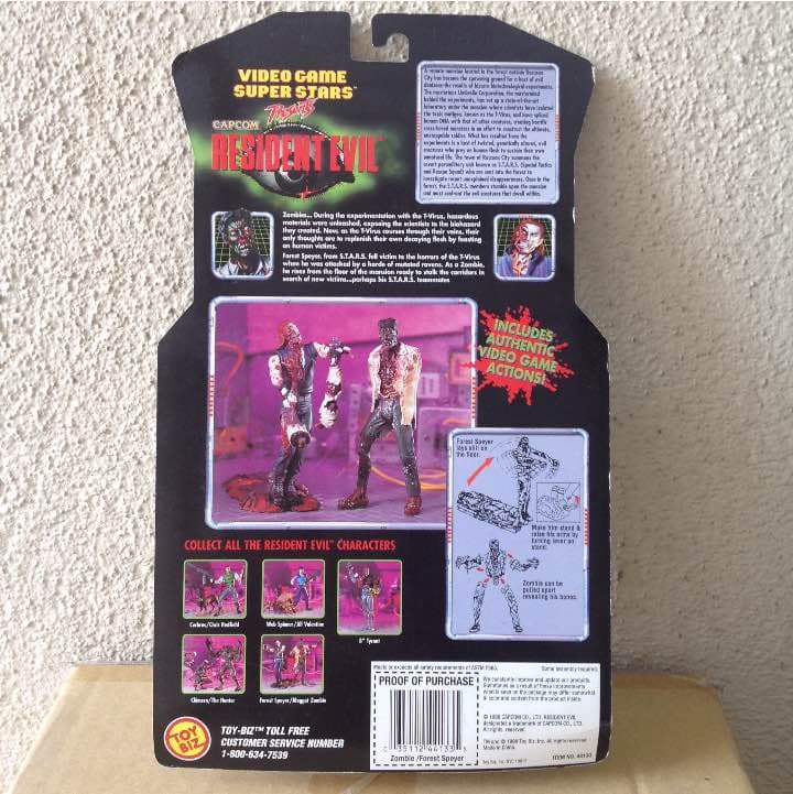 バイオハザード ゾンビ+フォレスト・スパイヤー TOYBIZ