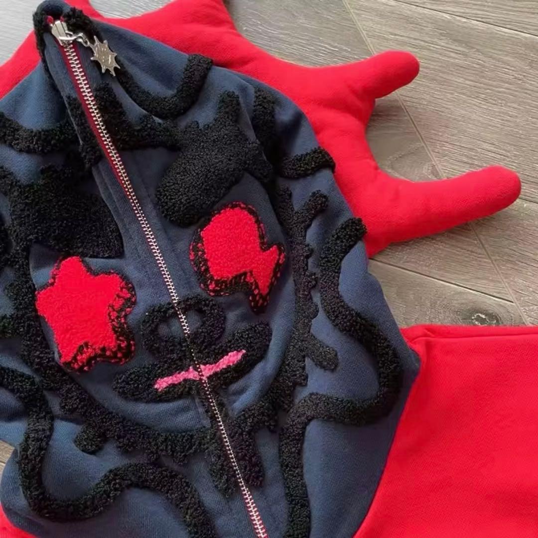 Glo gang グローギャング　ジップパーカー　赤 並行輸入品