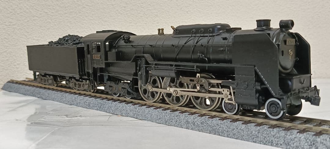 HOゲージ カツミ Ｃ62蒸気機関車、カンモーター、メンテナンス済