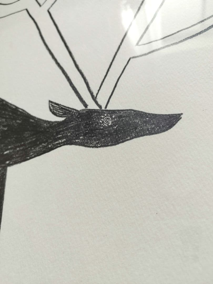 最終価格 山口一郎 reindeer 原画 Lサイズ