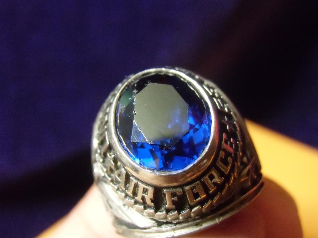 ☆アメリカ軍＊空軍/USAF＊ミリタリーリング＊17．5号（実物