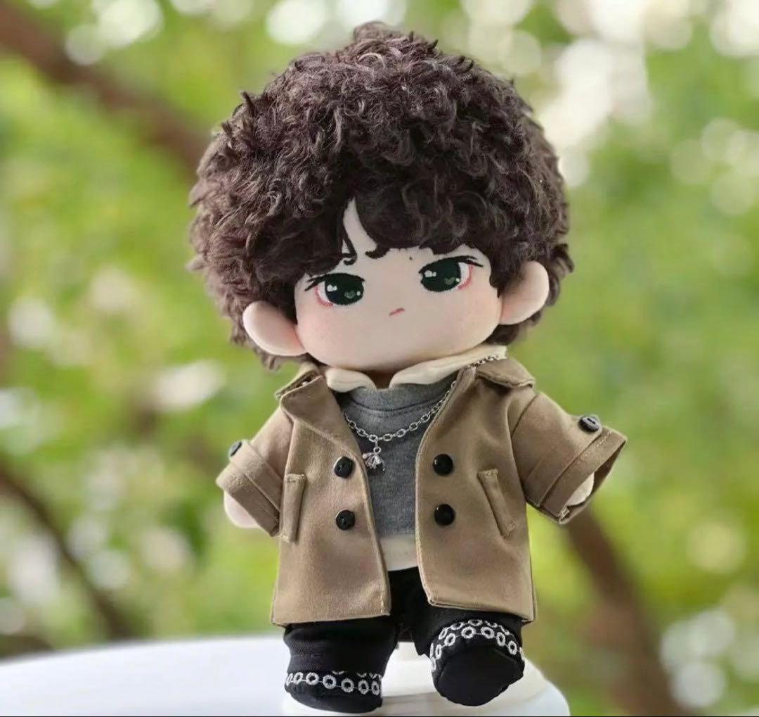 即発送 20cm 王一博 ぬいぐるみ 着せ替え 専用衣装 0205 長コート