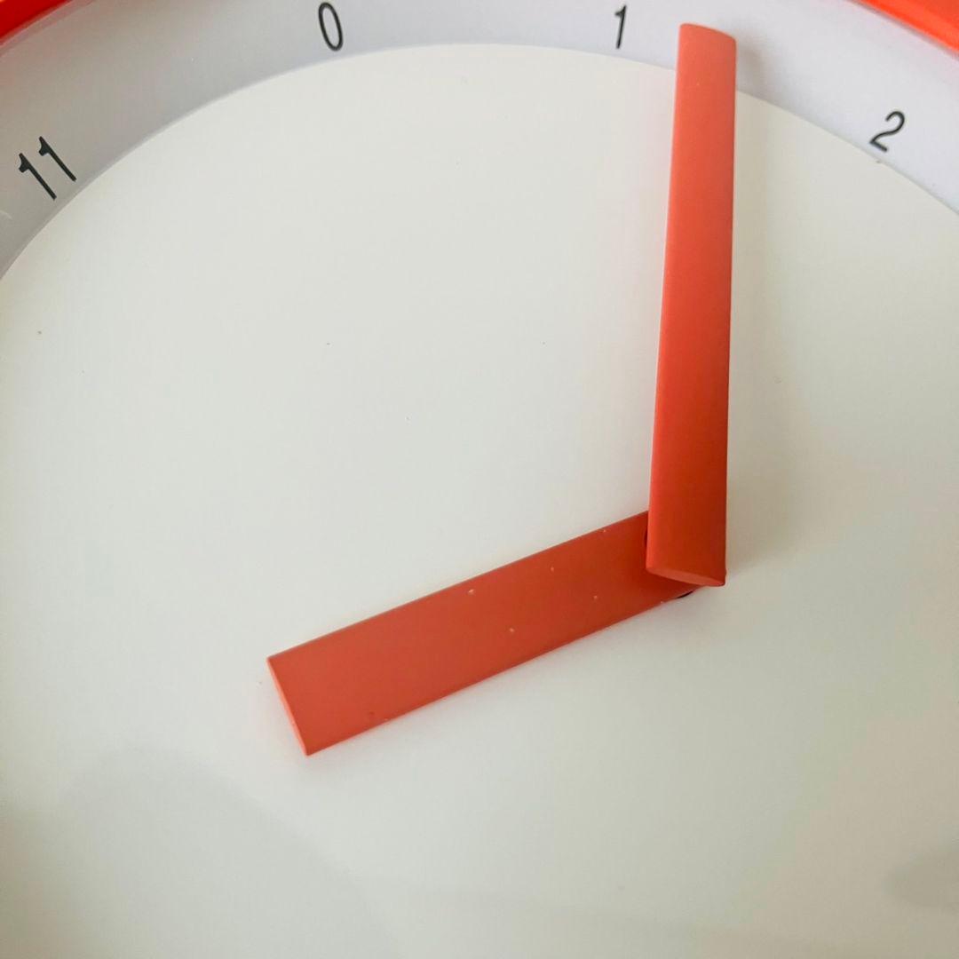 ポストモダン EPIFA ウォールクロック 加藤孝志 オレンジ 掛け時計