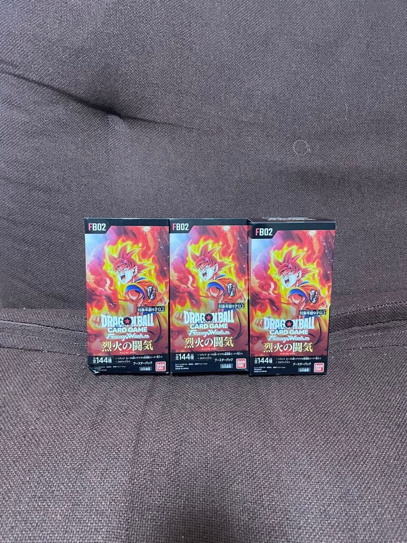 ドラゴンボール カード 烈火の闘気 3BOX テープ付き