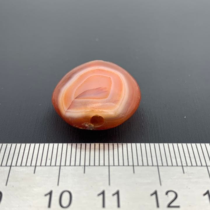 【アンティーク ビーズ】アンティーク カーネリアン ビーズ 21.3mm