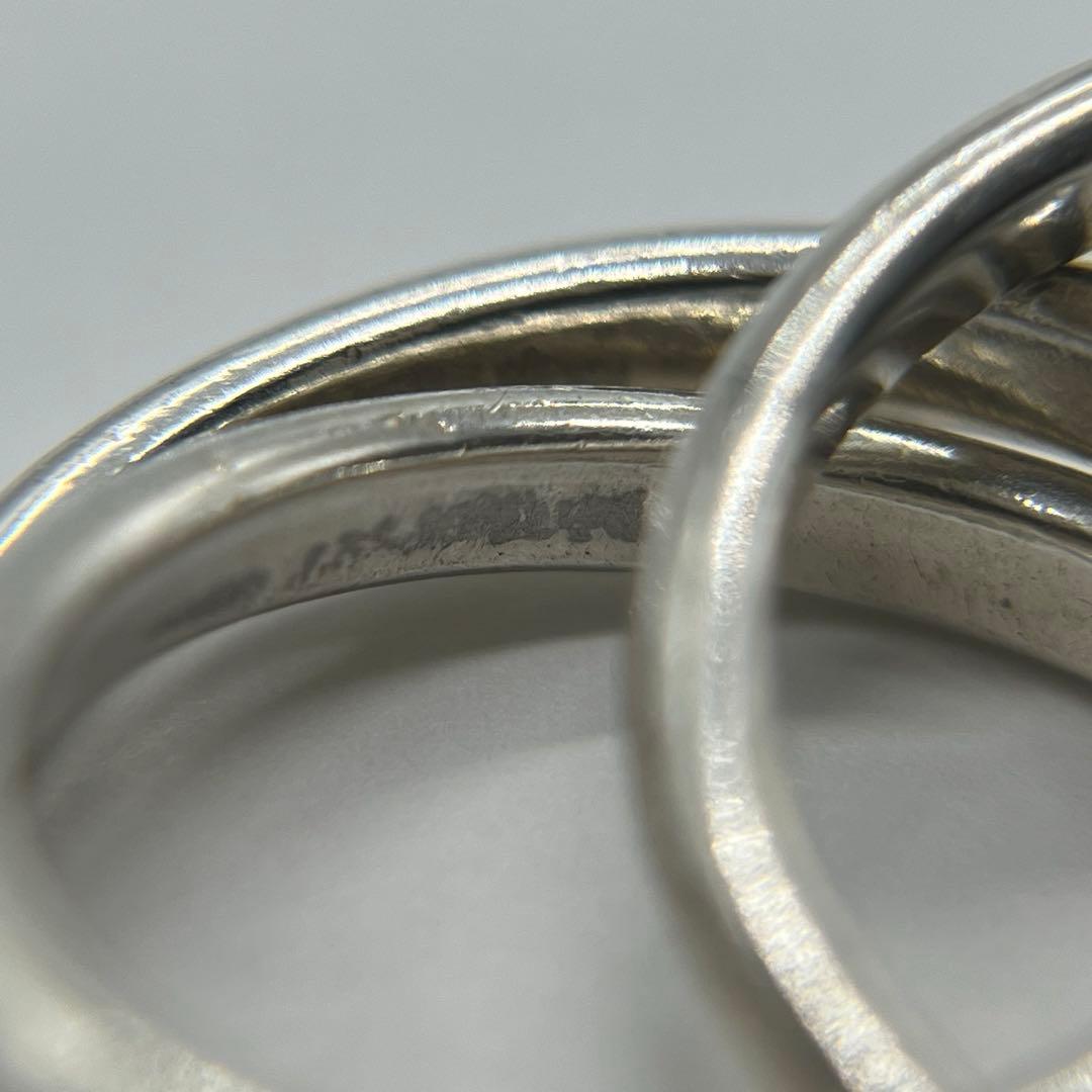 ティファニー TIFFANY トリニティリング 3連リング 12号 SV925