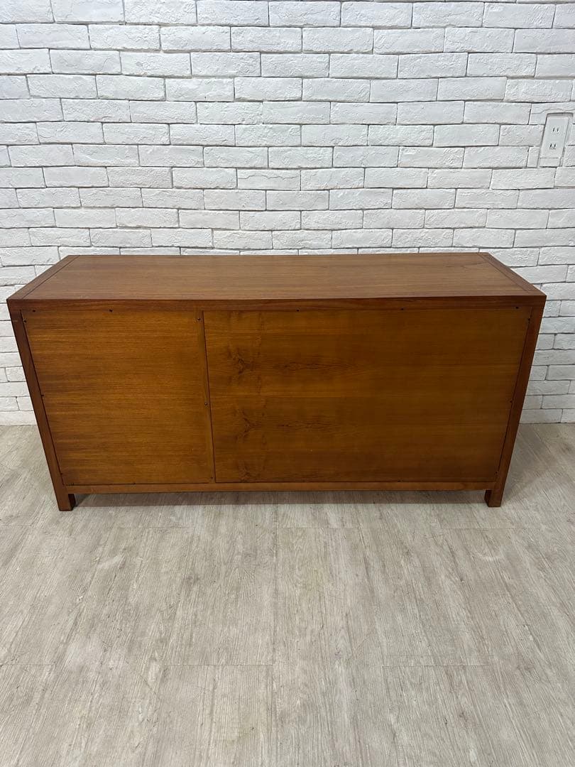 東京都内23区配送無料】チーク材 サイドボード キャビネット チェスト