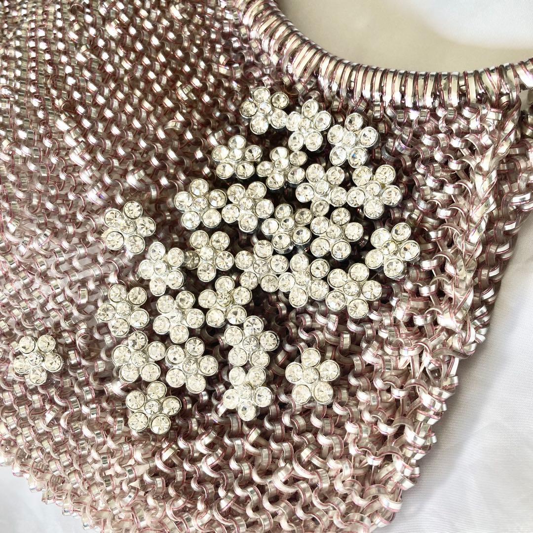 新品　アンテプリマ　ワイヤーバッグ　フラワービジュー　ハンドバッグ　PVC