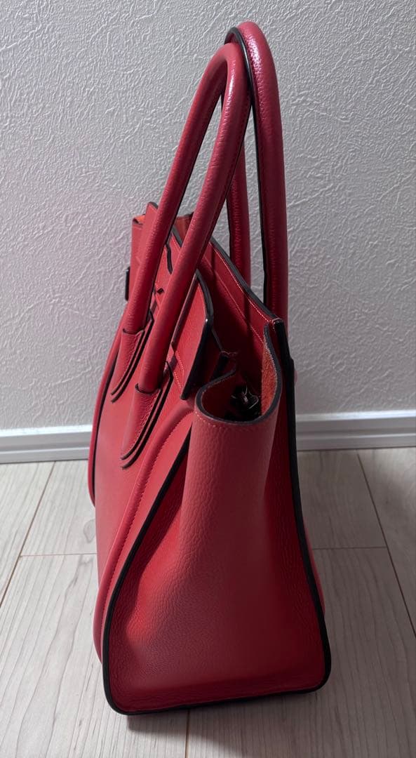 CELINE レッド ハンドバッグ