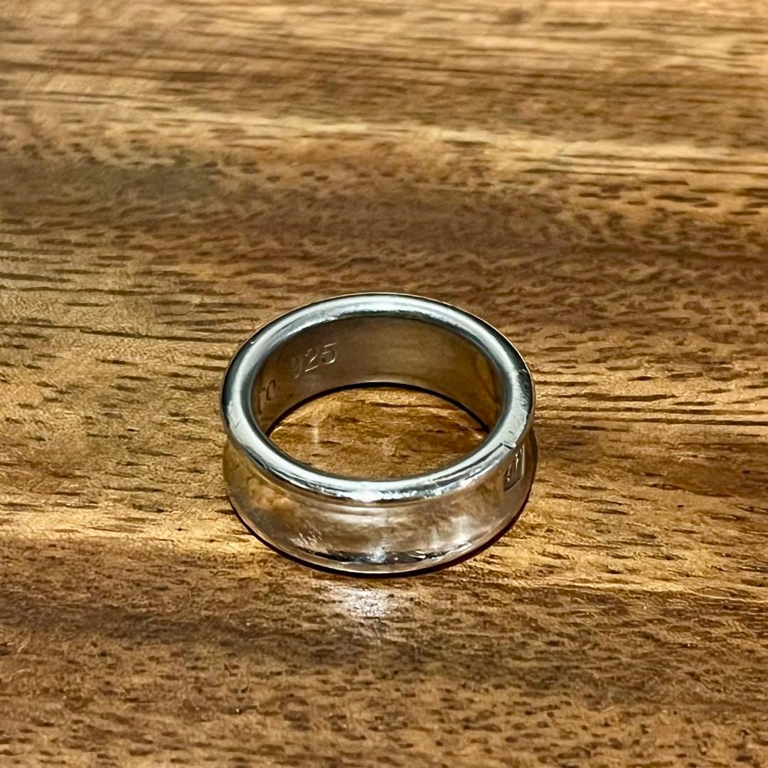 8号オールドティファニー　1837 ミディアムリングTiffany ビンテージ