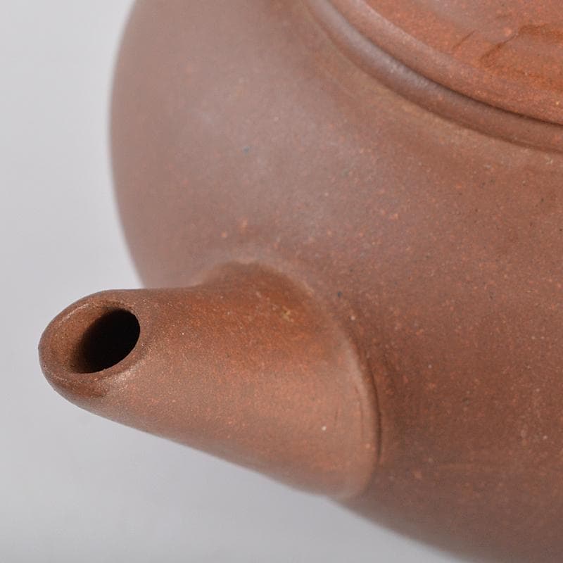 中国　中国宣興銘　紫砂　朱泥　急須　茶壷　D　R7177