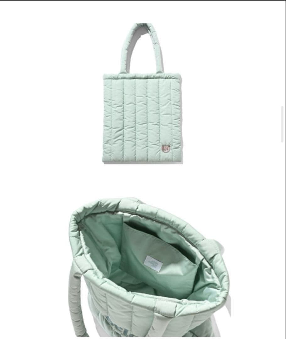 btsジェラートピケ トートバッグ ミント ジン ジェラピケ