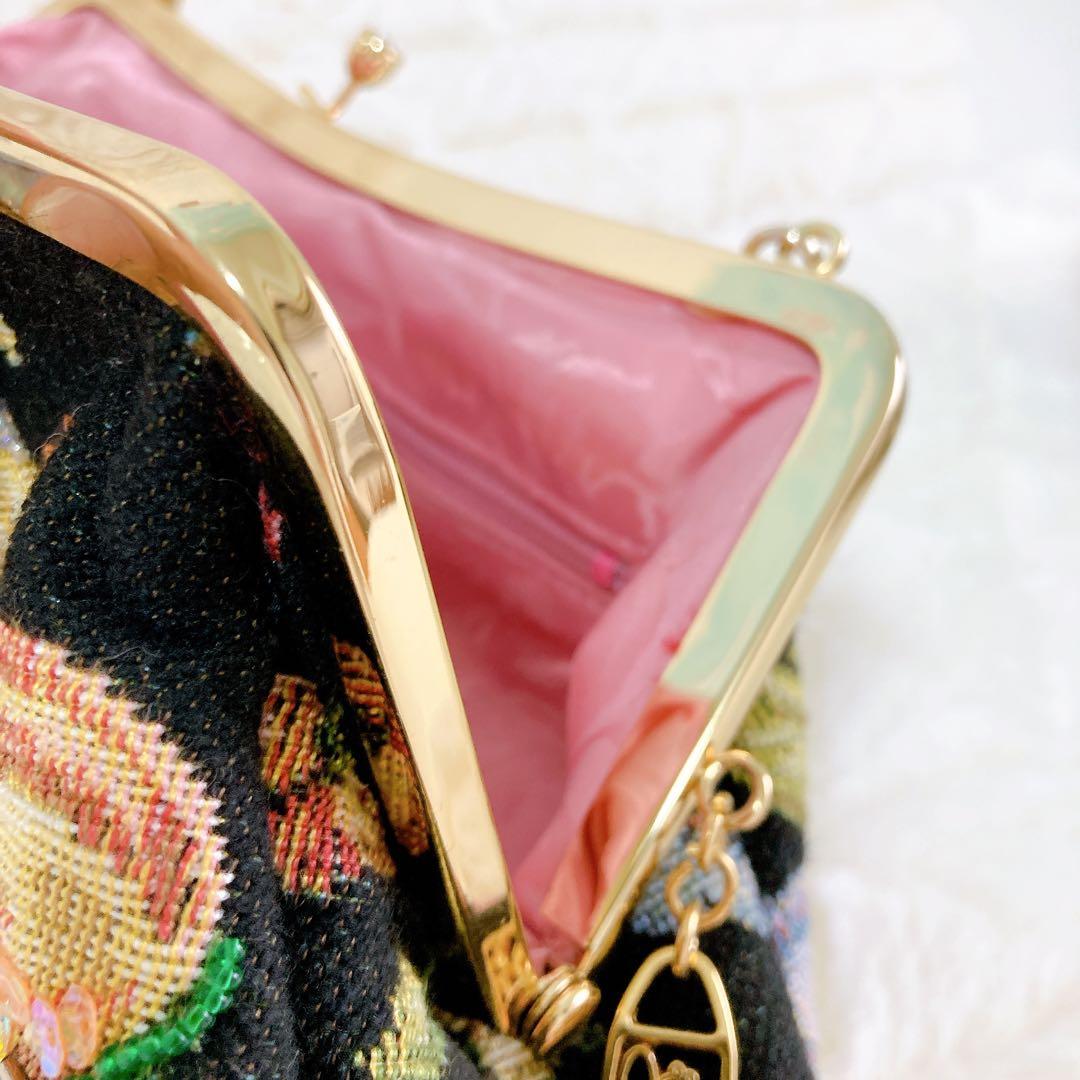 【新品タグ付】Think Beeシンクビー　ビーズ 2wayバッグ　ゴブラン織り