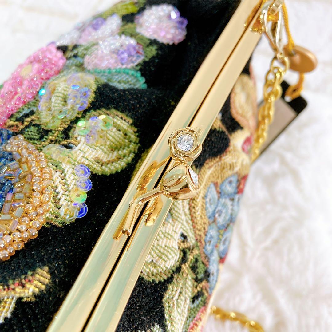 【新品タグ付】Think Beeシンクビー　ビーズ 2wayバッグ　ゴブラン織り